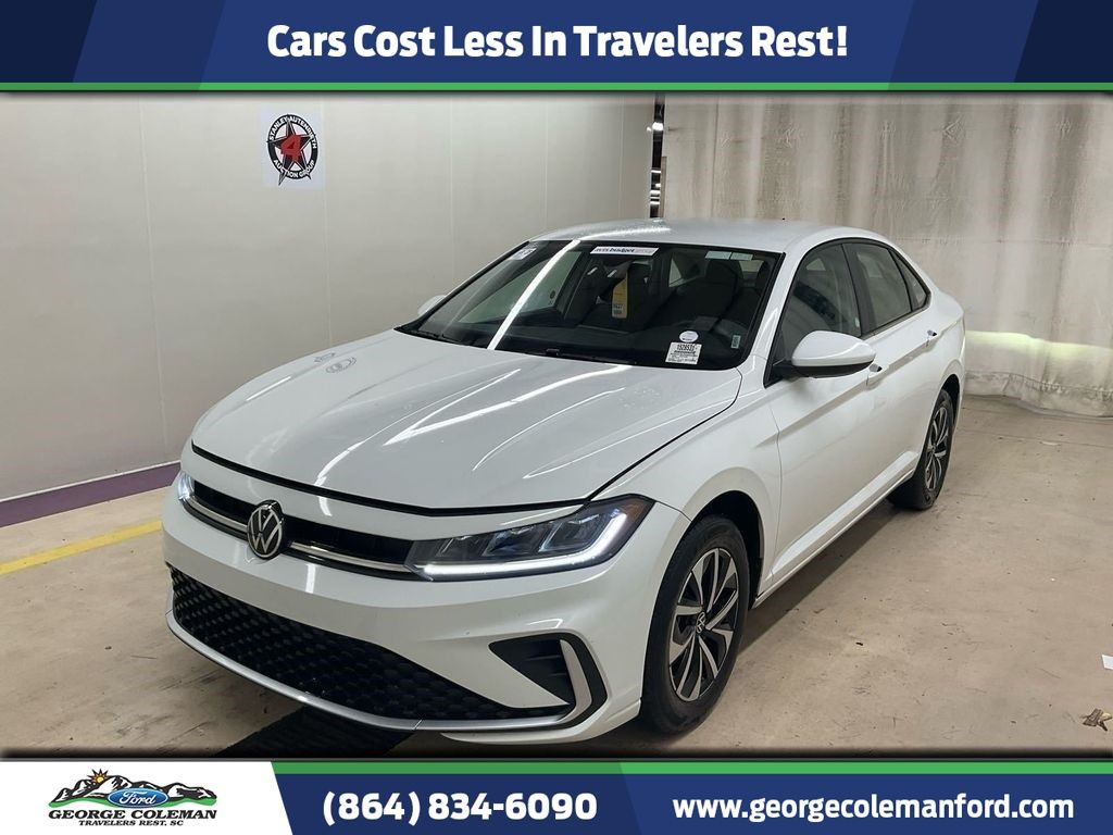 White 2025 Volkswagen Jetta Sedan Front-Wheel Drive 8-Speed Automatic