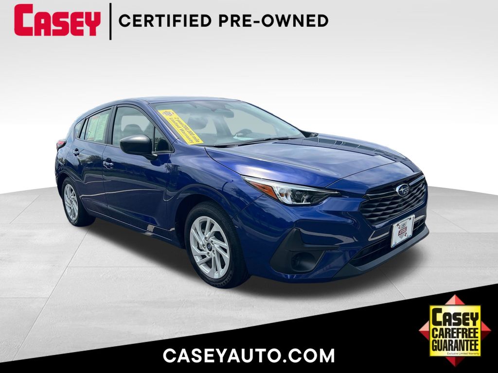 Sapphire Blue Pearl 2025 Subaru Impreza Wagon All-Wheel Drive Continuously Variable Transmission