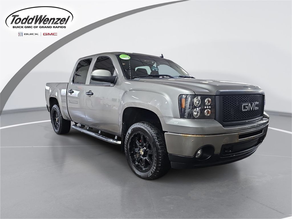 Steel Gray Metallic 2013 GMC Sierra 1500 Denali Crew Cab AWD Pickup Truck All-Wheel Drive 6-Speed Automatic Overdrive
