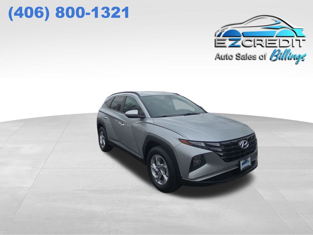 Shimmering Silver 2024 Hyundai Tucson SEL Fleet AWD SUV / Crossover All-Wheel Drive 8-Speed Automatic