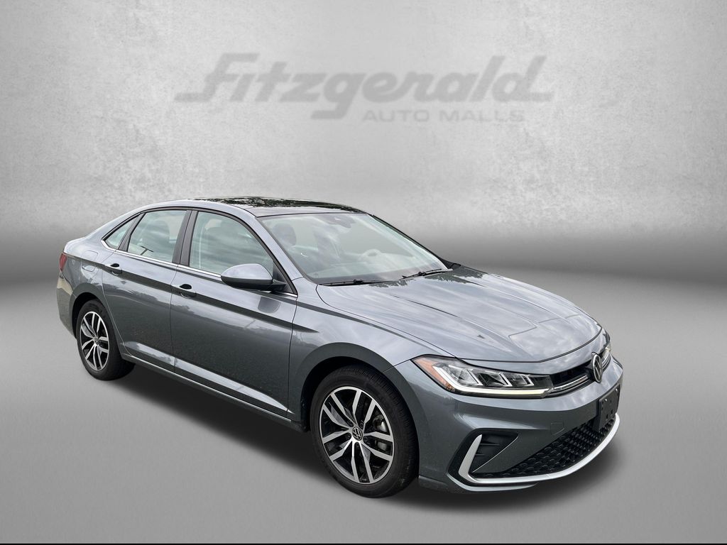 Platinum Gray Metallic 2025 Volkswagen Jetta Sedan Front-Wheel Drive 8-Speed Automatic