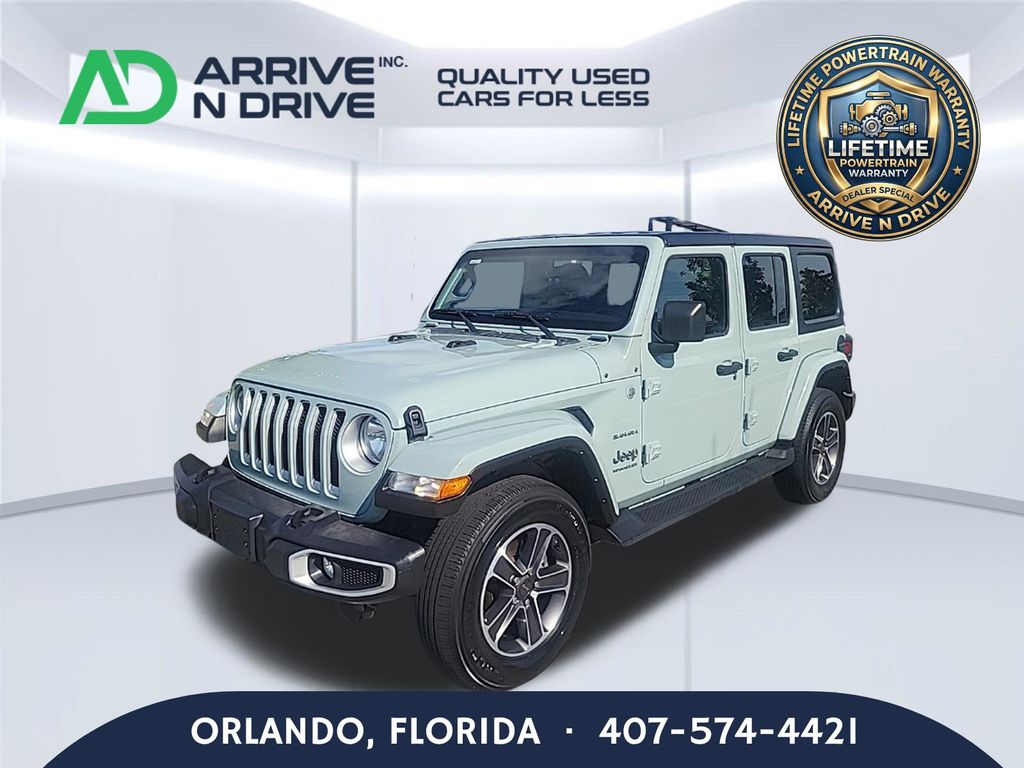 Hydro Blue Pearlcoat 2023 Jeep Wrangler SUV / Crossover Four-Wheel Drive 8-Speed Automatic