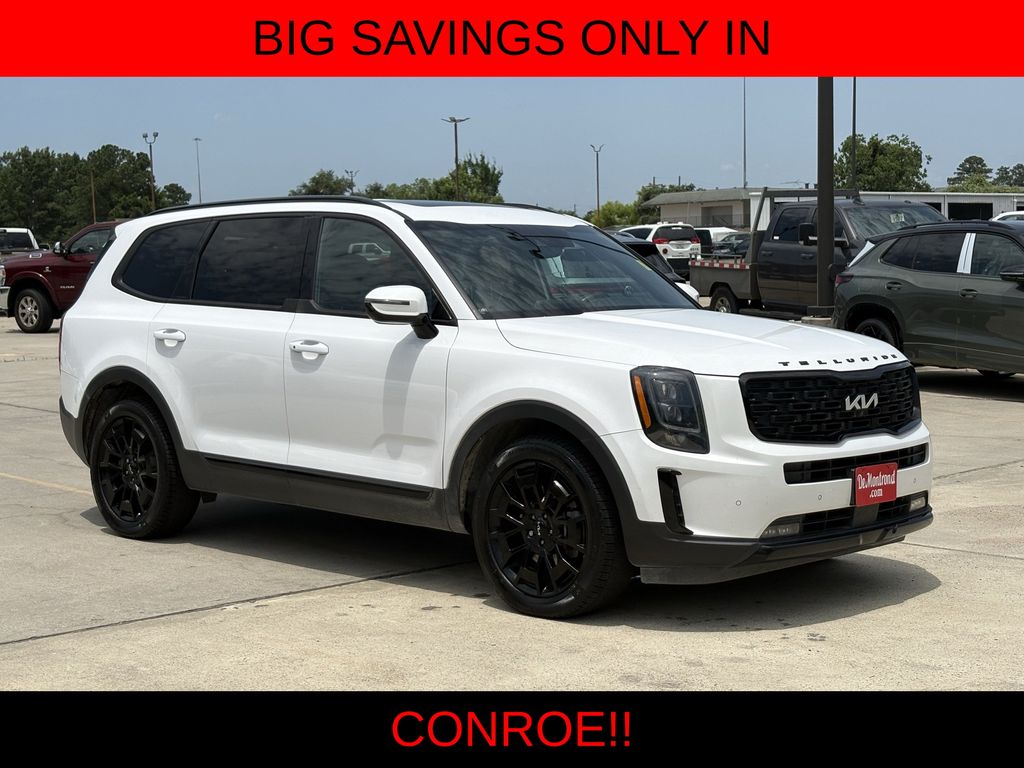 2022 Kia Telluride SX White at DeMontrond Mazda