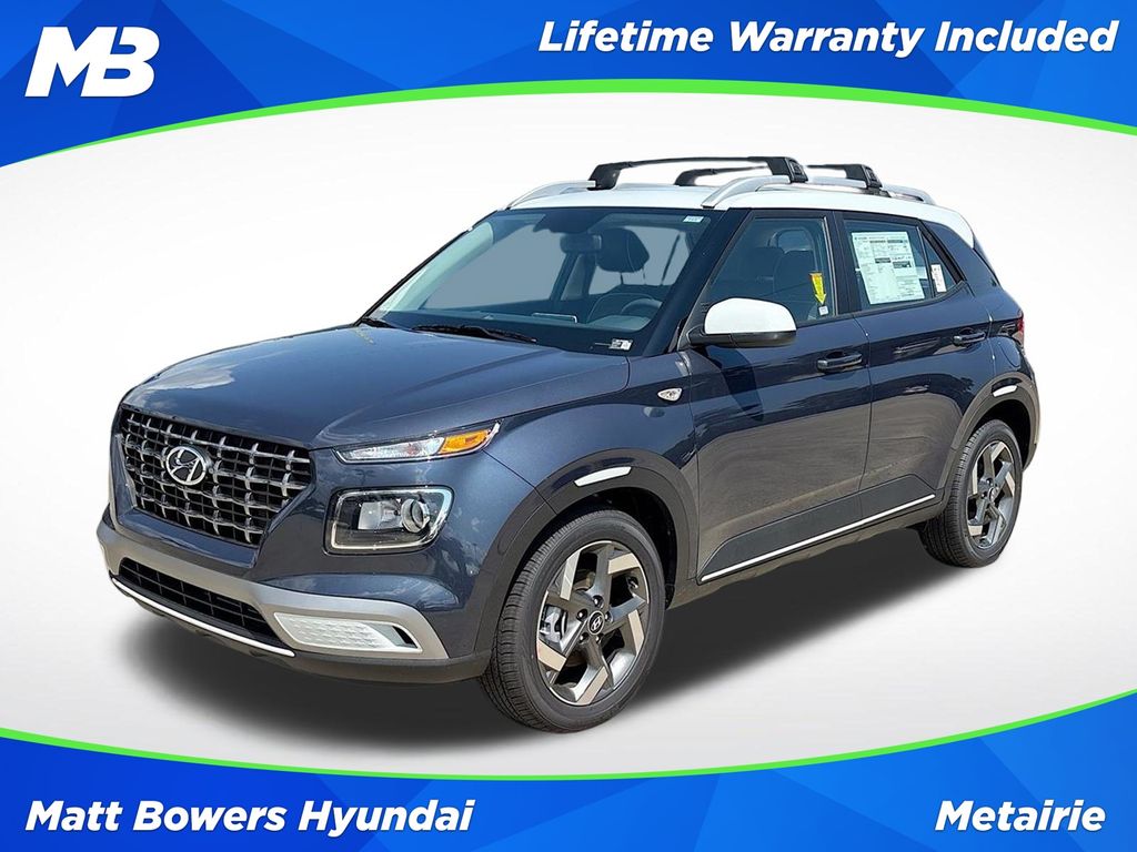 Denim w/White Roof 2026 Hyundai Venue SUV / Crossover Front-Wheel Drive Continuously Variable Transmission