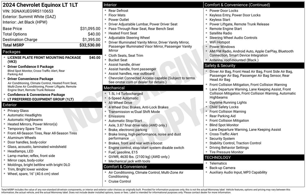 used 2024 Chevrolet Equinox car