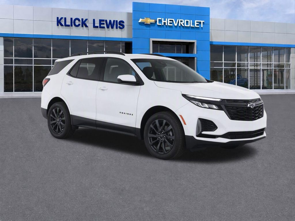 2024 Chevrolet Equinox RS White at Klick Lewis Buick Chevrolet
