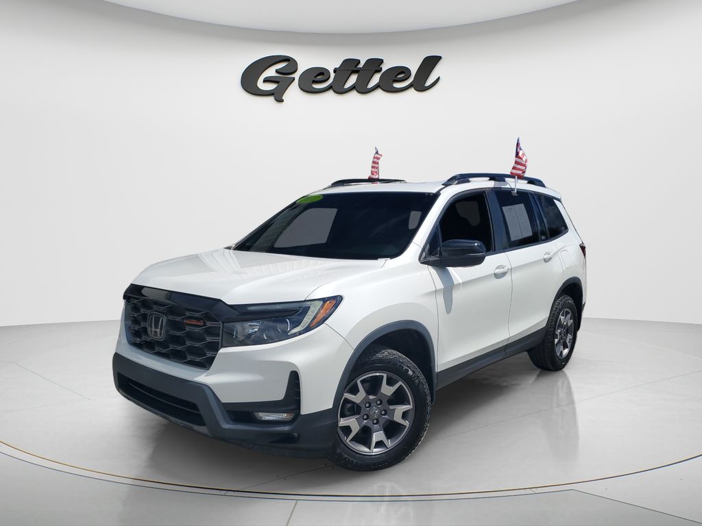 Platinum White Pearl 2022 Honda Passport SUV / Crossover All-Wheel Drive 9-Speed Automatic