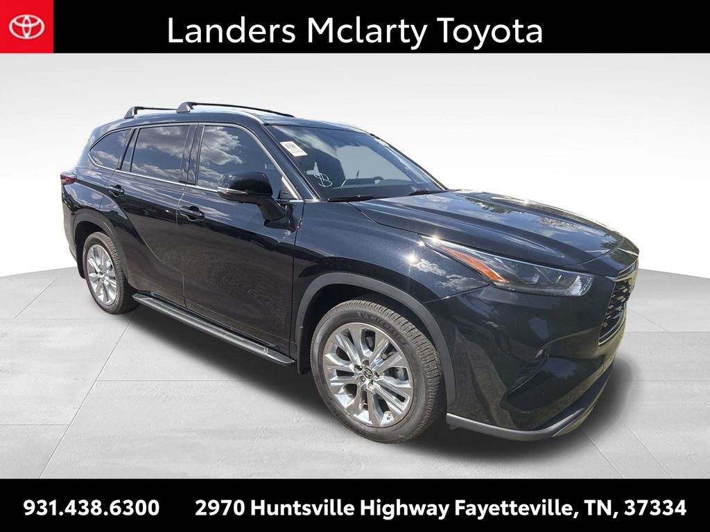 Midnight Black Metallic 2023 Toyota Highlander SUV / Crossover All-Wheel Drive 8-Speed Automatic