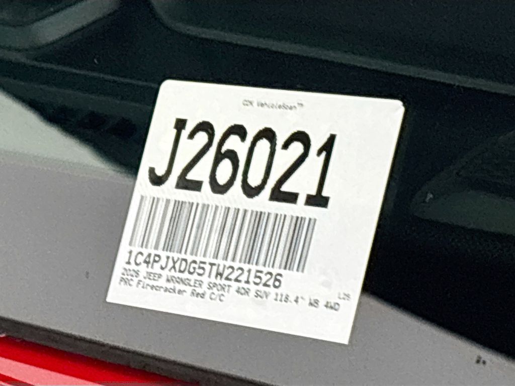 2026 Jeep Wrangler Sport S