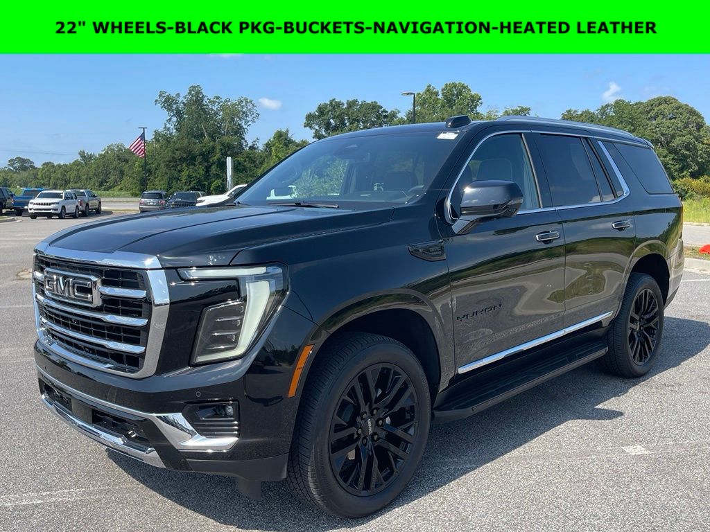 Onyx Black 2025 GMC Yukon SUV / Crossover 4X2 10-Speed Automatic