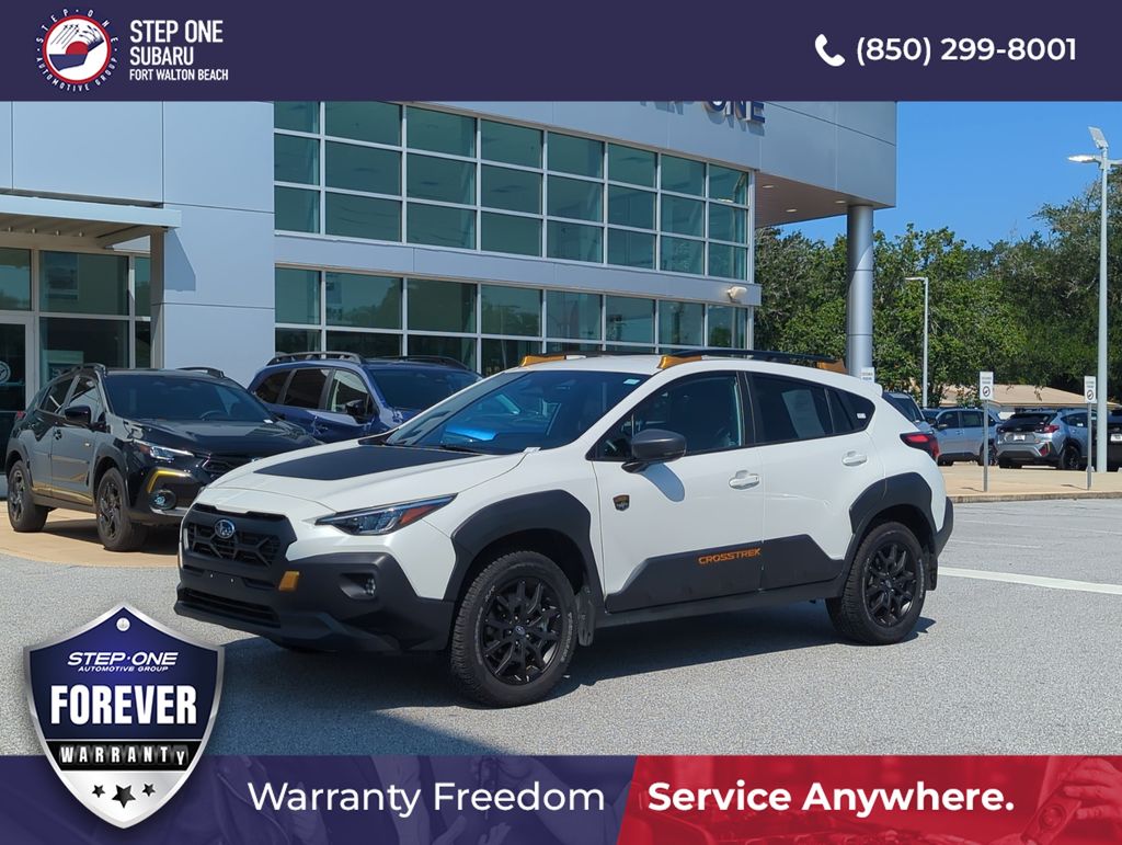 Crystal White Pearl 2024 Subaru Crosstrek SUV / Crossover All-Wheel Drive Continuously Variable Transmission
