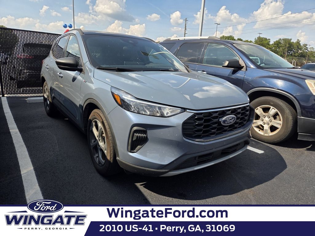 Vapor Blue 2025 Ford Escape Hybrid SUV / Crossover Front-Wheel Drive Continuously Variable Transmission