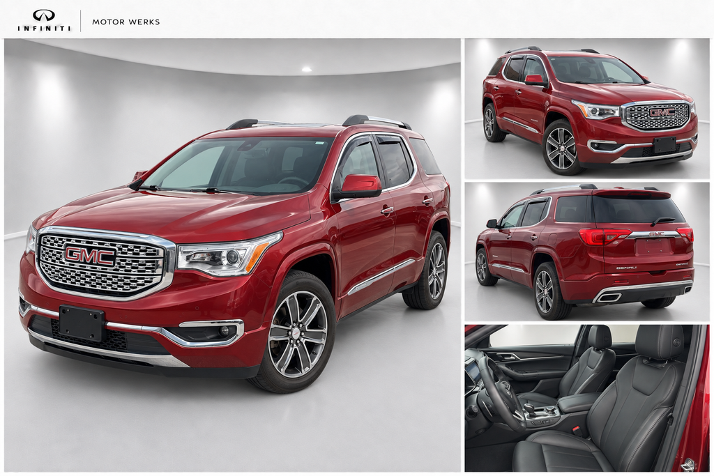 Crimson Red Tintcoat 2017 GMC Acadia SUV / Crossover Four-Wheel Drive 6-Speed Automatic