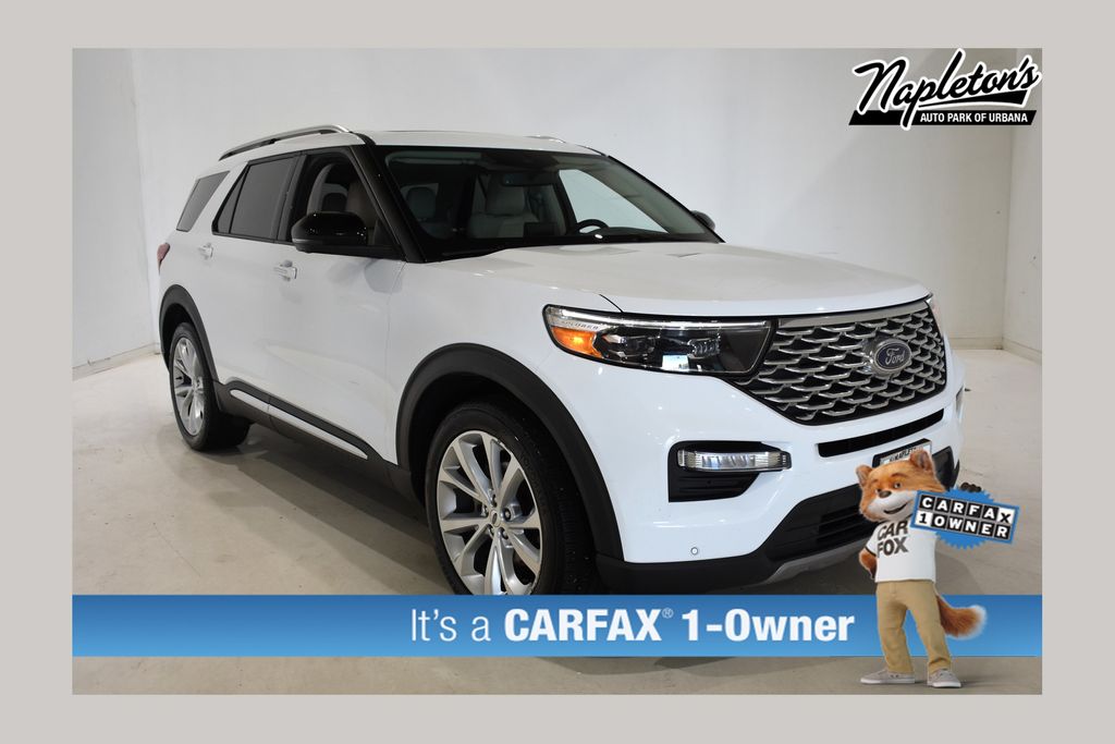 White Metallic 2023 Ford Explorer SUV / Crossover Rear-Wheel Drive Automatic
