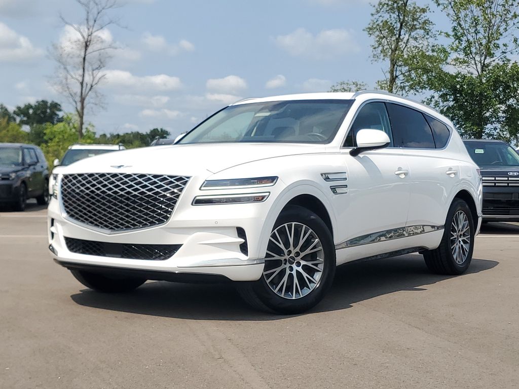 Alta White 2023 Genesis GV80 SUV / Crossover All-Wheel Drive 8-Speed Automatic