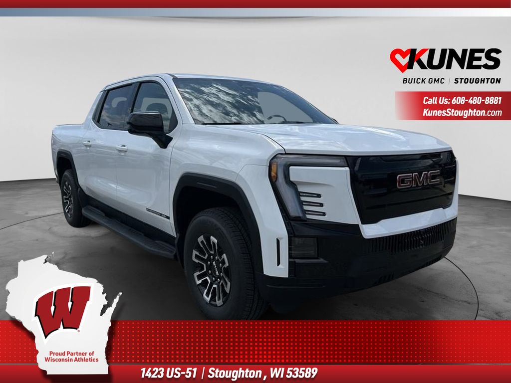 Summit White 2026 GMC Sierra EV Pickup Truck All-Wheel Drive 1-Speed Automatic