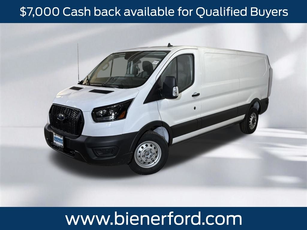 Oxford White 2025 Ford Transit Cargo Van All-Wheel Drive 