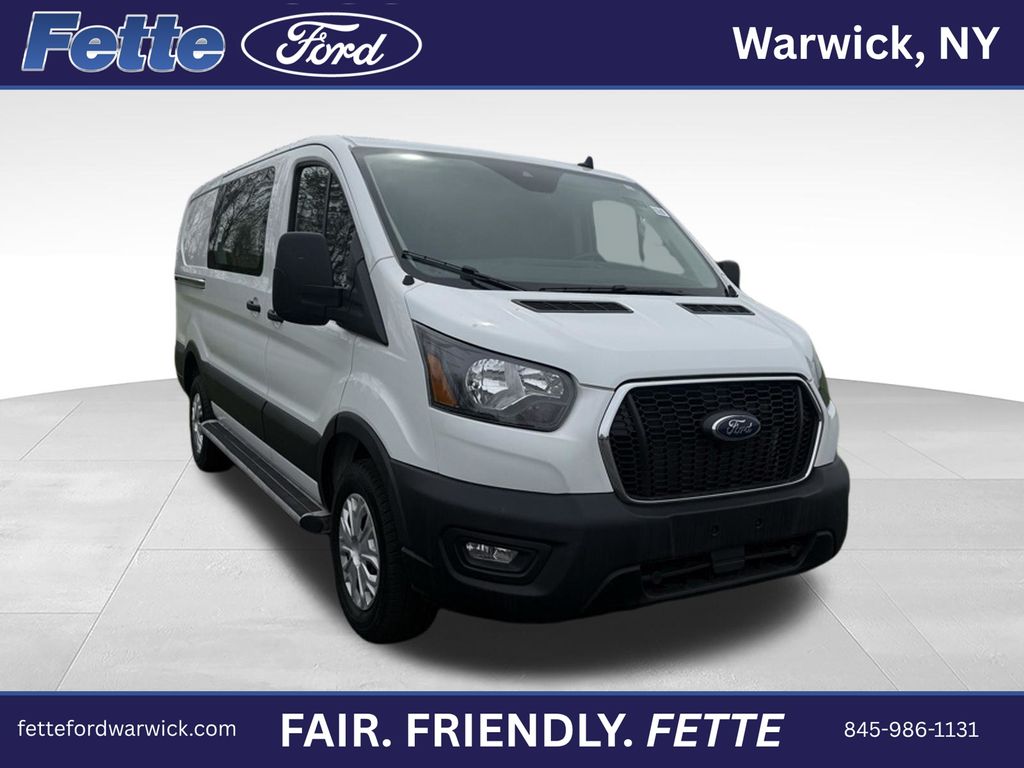 Oxford White 2024 Ford Transit Cargo 250 Low Roof LB RWD Van Rear-Wheel Drive Automatic