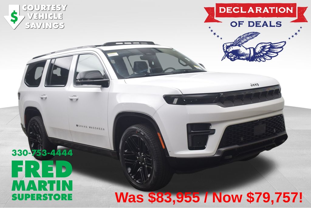 new 2026 Jeep Grand Wagoneer car, priced at $79,757