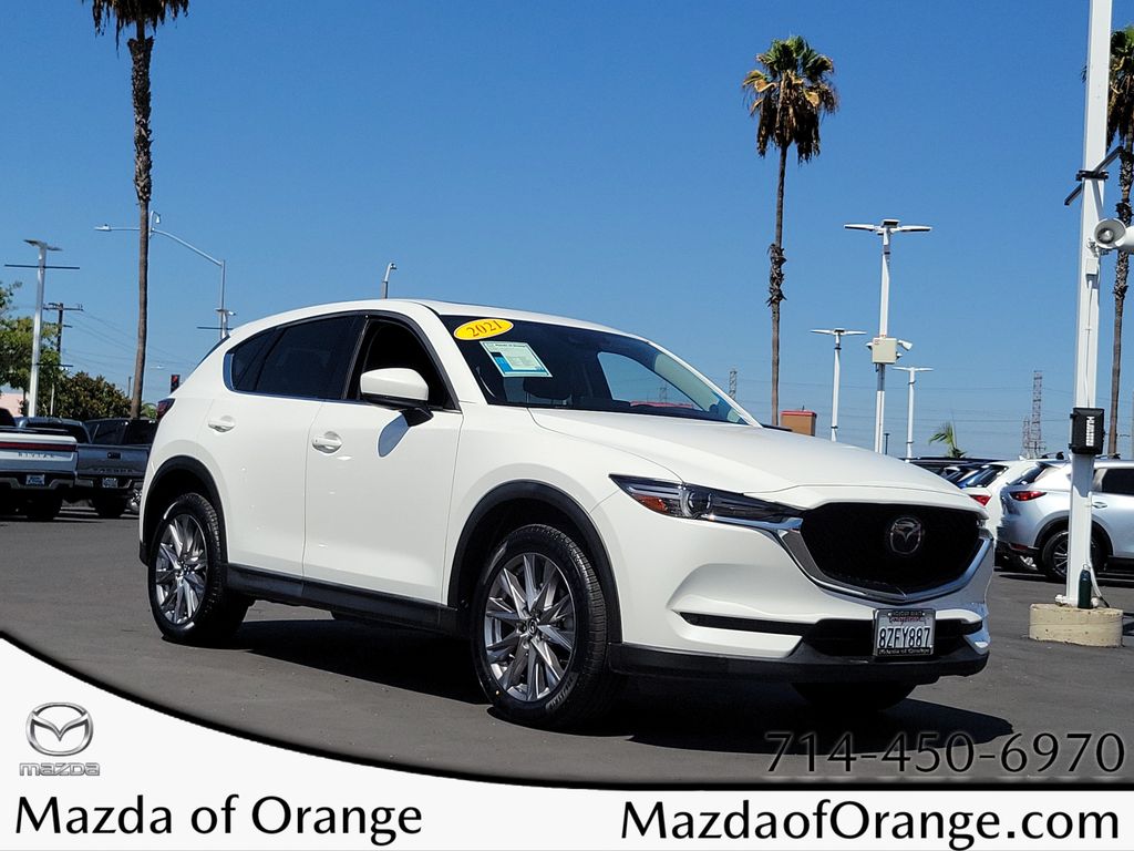 Snowflake White Pearl Mica 2021 Mazda CX-5 SUV / Crossover All-Wheel Drive 6-Speed Automatic