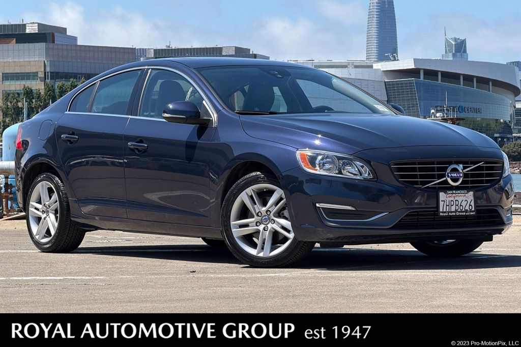 Caspian Blue Metallic 2015 Volvo S60 2015.5 T5 Premier Sedan Front-Wheel Drive Automatic