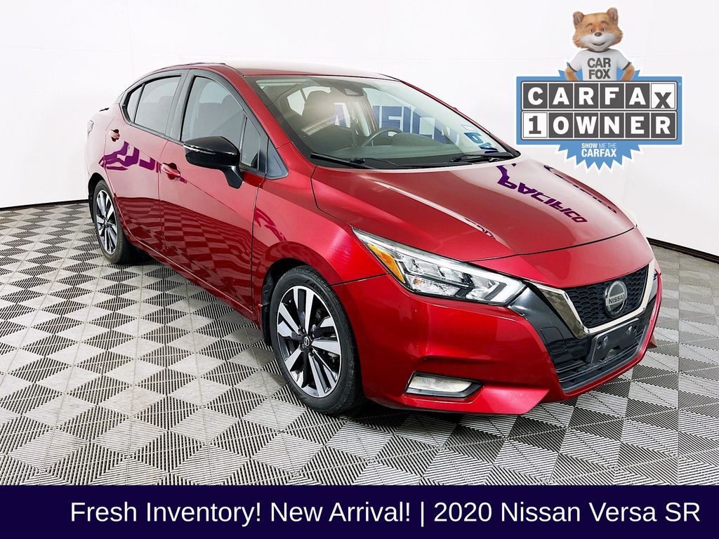 Red (Scarlet Ember Pearl Metallic) 2020 Nissan Versa SR FWD Sedan Front-Wheel Drive Continuously Variable Transmission