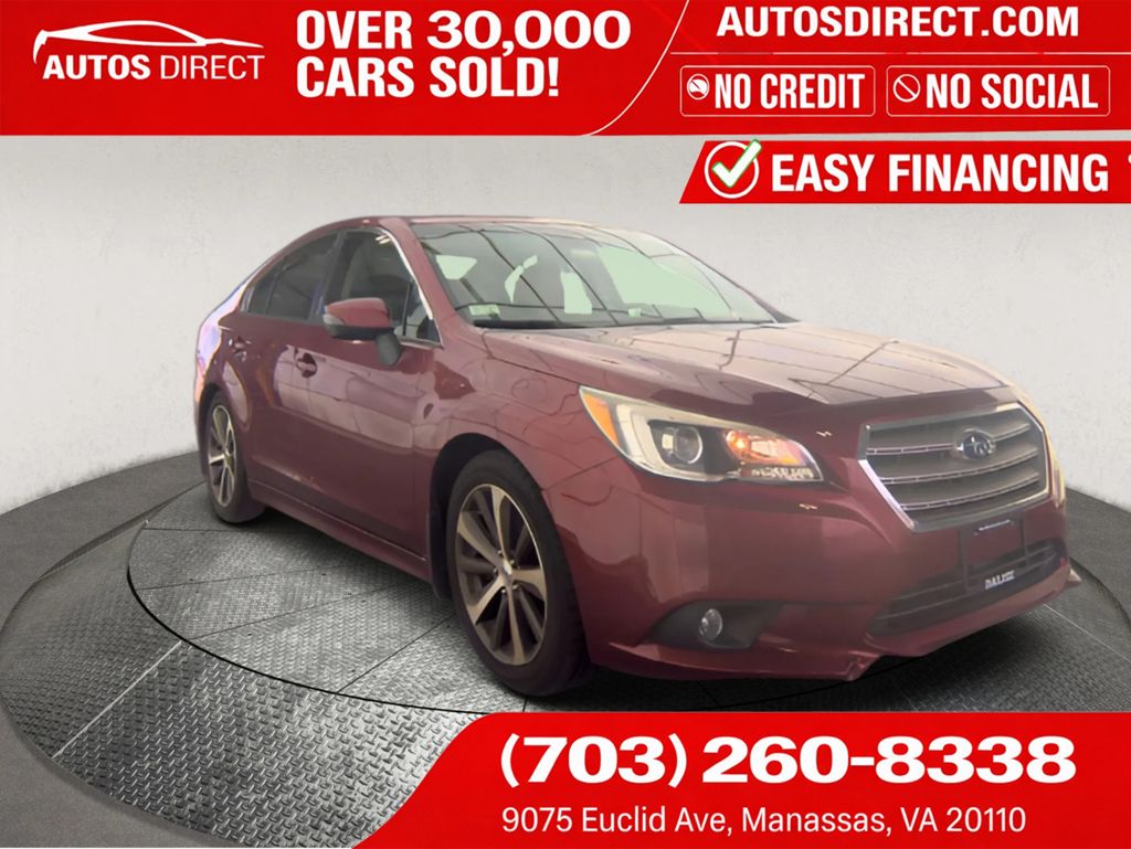 Venetian Red Pearl 2015 Subaru Legacy Sedan All-Wheel Drive Continuously Variable Transmission