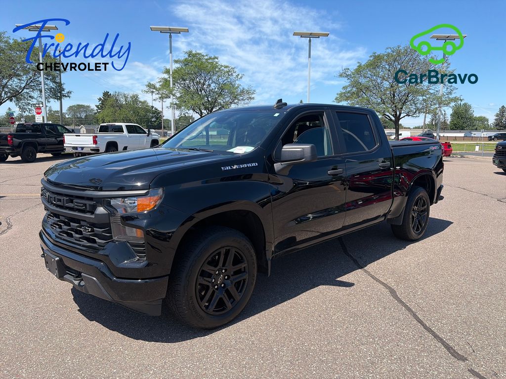 Black 2023 Chevrolet Silverado 1500 Pickup Truck Four-Wheel Drive 8-Speed Automatic