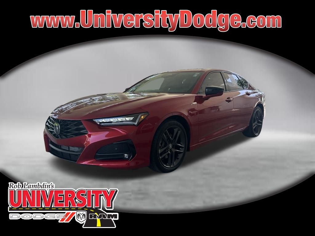 Performance Red Pearl 2025 Acura TLX Sedan All-Wheel Drive Automatic