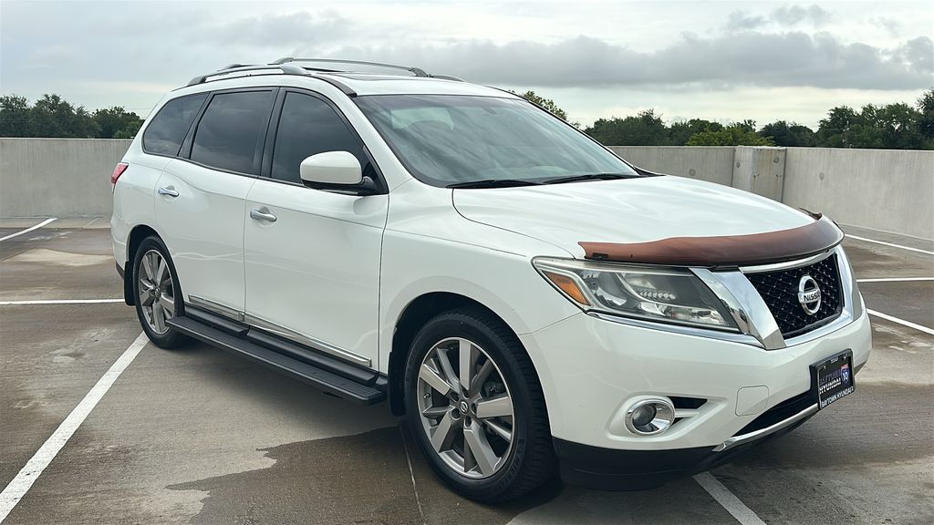 2014 Nissan Pathfinder Platinum White at Toyota of Kenner