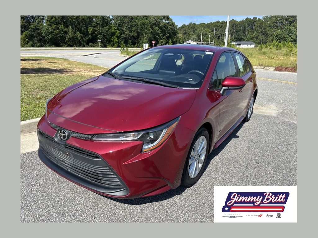 Red (Ruby Flare Pearl) 2023 Toyota Corolla Sedan Front-Wheel Drive Continuously Variable Transmission