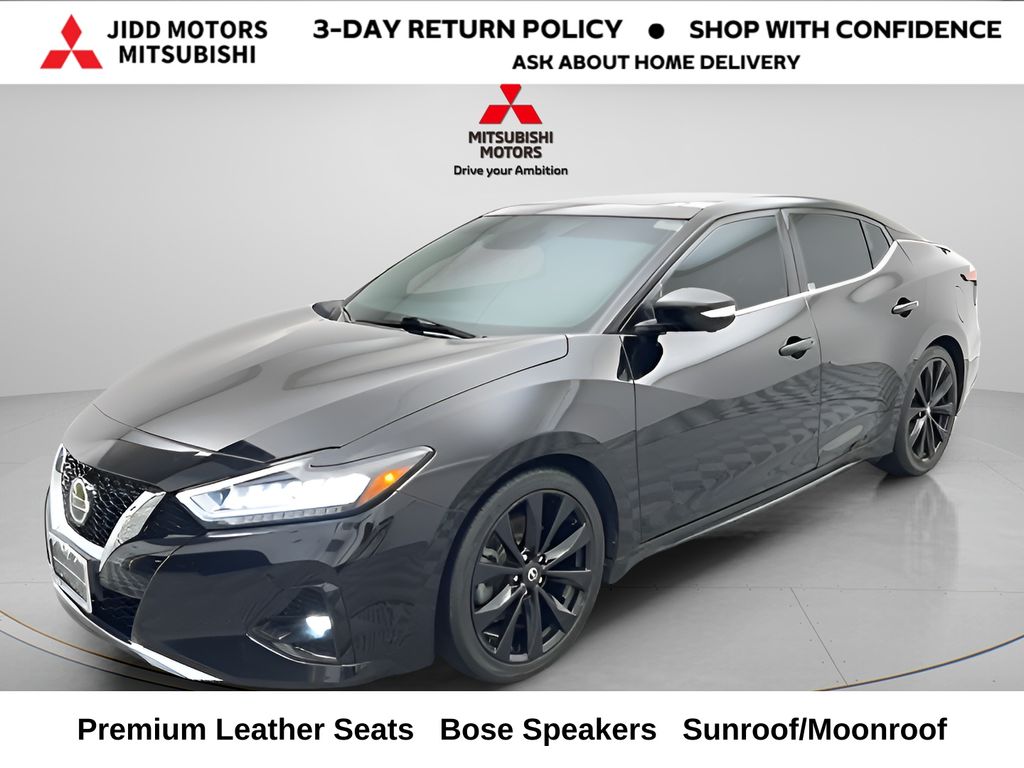Super Black 2020 Nissan Maxima SR FWD Sedan Front-Wheel Drive Continuously Variable Transmission