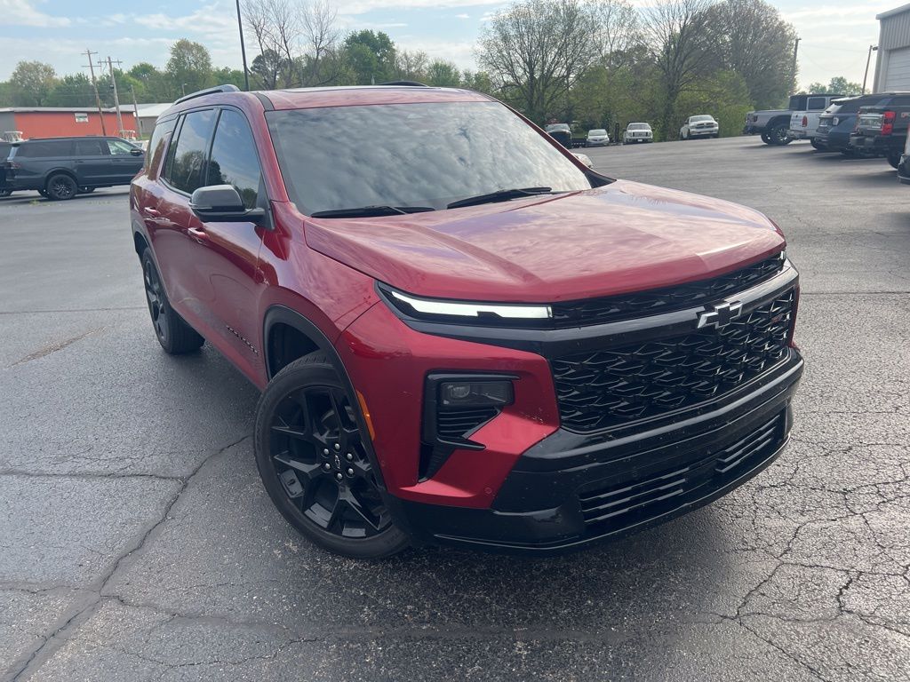 Radiant Red Tintcoat 2024 Chevrolet Traverse RS AWD SUV / Crossover Four-Wheel Drive 8-Speed Automatic