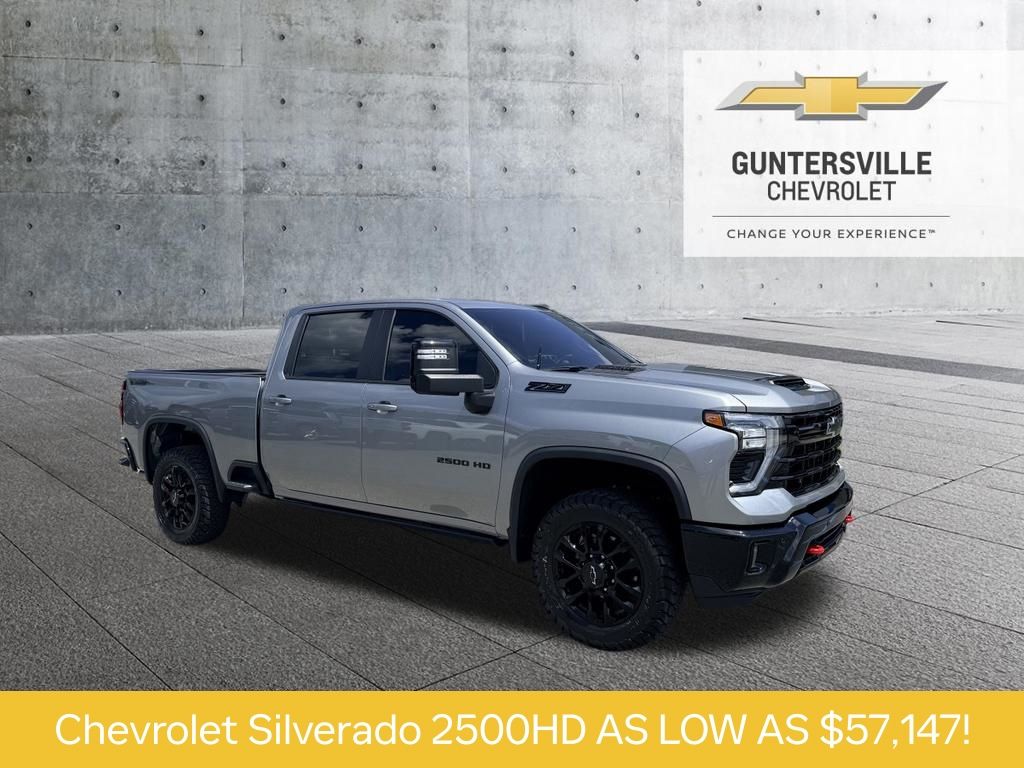 Sterling Gray Metallic 2025 Chevrolet Silverado 2500HD Pickup Truck Four-Wheel Drive Automatic