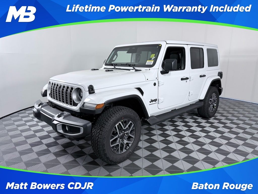 Bright White Clearcoat 2026 Jeep Wrangler SUV / Crossover Four-Wheel Drive 8-Speed Automatic