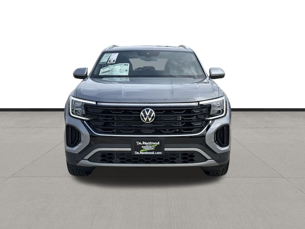 2026 Volkswagen Atlas Cross Sport 2.0T SE w/Technology Silver at DeMontrond Automotive Group
