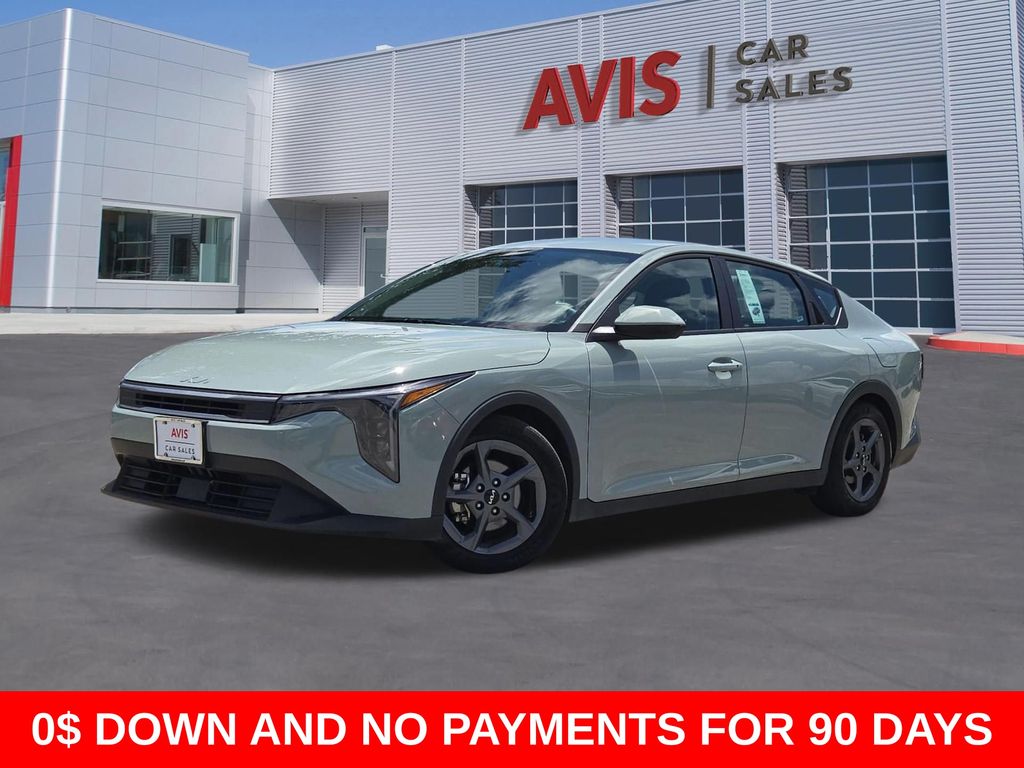 Morning Haze 2025 Kia K4 LXS FWD Sedan Front-Wheel Drive Continuously Variable Transmission
