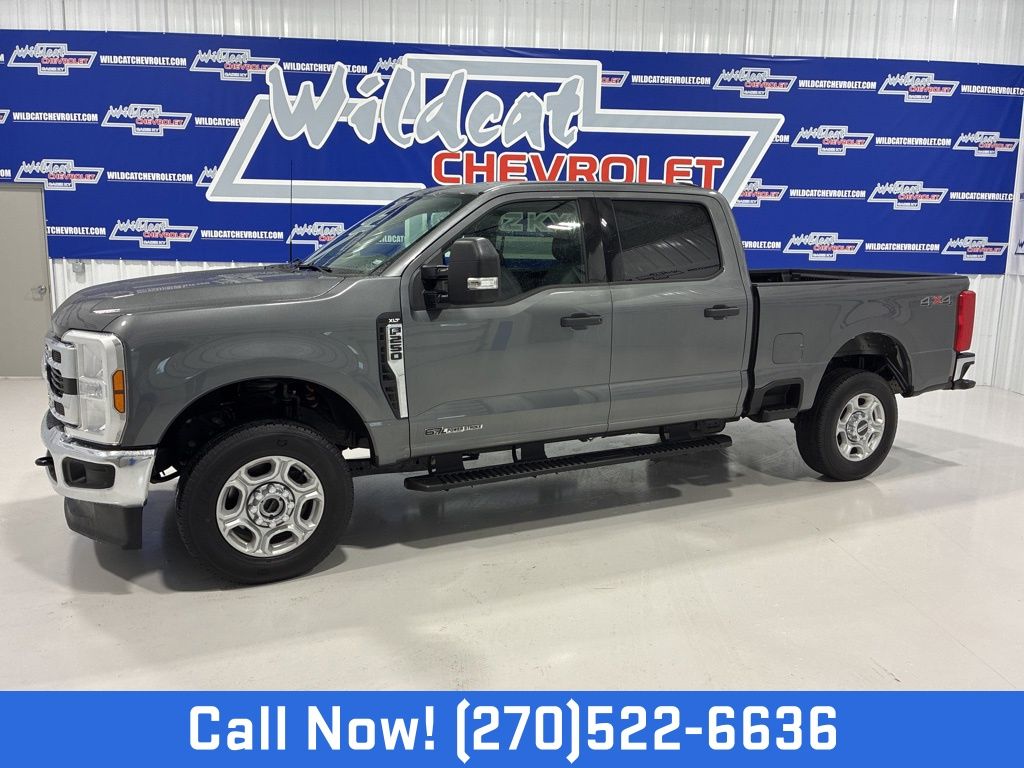 Gray Metallic 2026 Ford F-250 Super Duty Pickup Truck Four-Wheel Drive 10-Speed Automatic