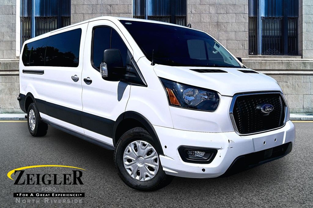 Oxford White 2024 Ford Transit Passenger Van Rear-Wheel Drive 