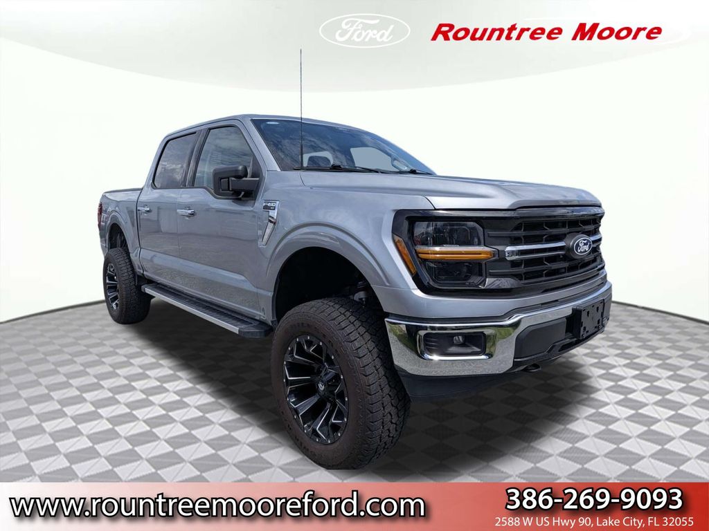 Silver 2025 Ford F-150 Pickup Truck Four-Wheel Drive Automatic