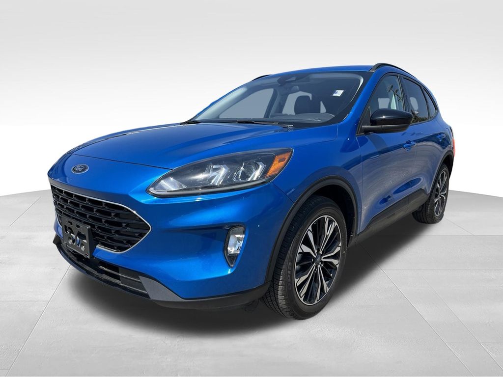 Velocity Blue Metallic 2021 Ford Escape SUV / Crossover All-Wheel Drive 8-Speed Automatic
