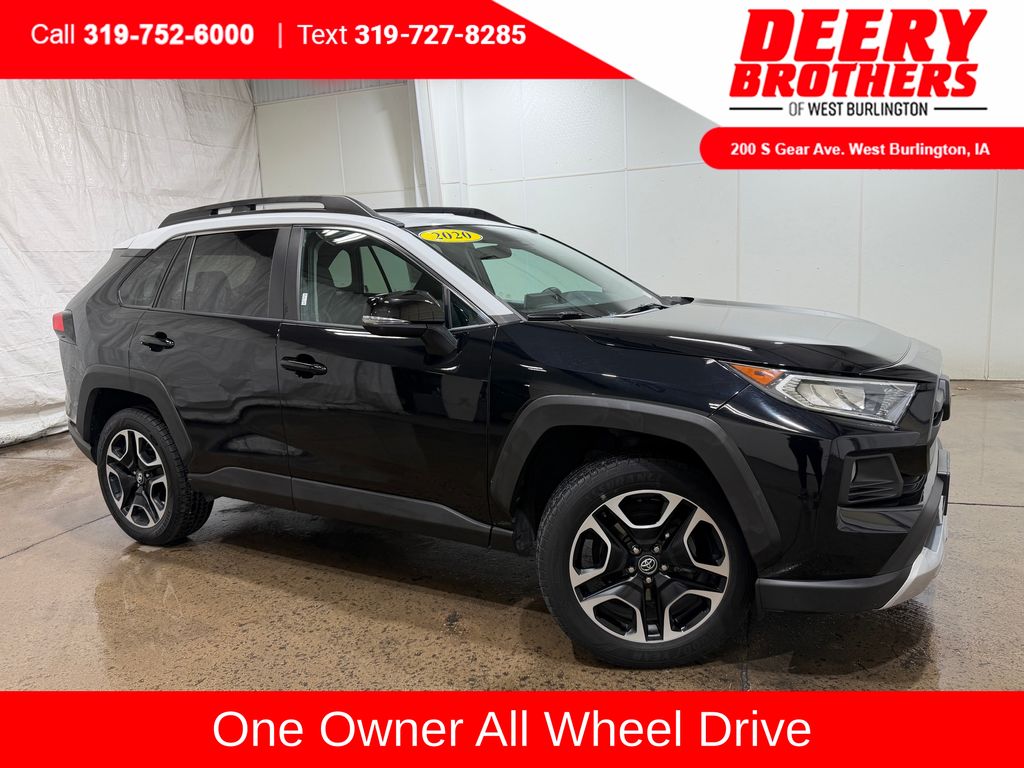 Midnight Black/Ice Edge Roof 2020 Toyota RAV4 Adventure AWD SUV / Crossover All-Wheel Drive 8-Speed Automatic