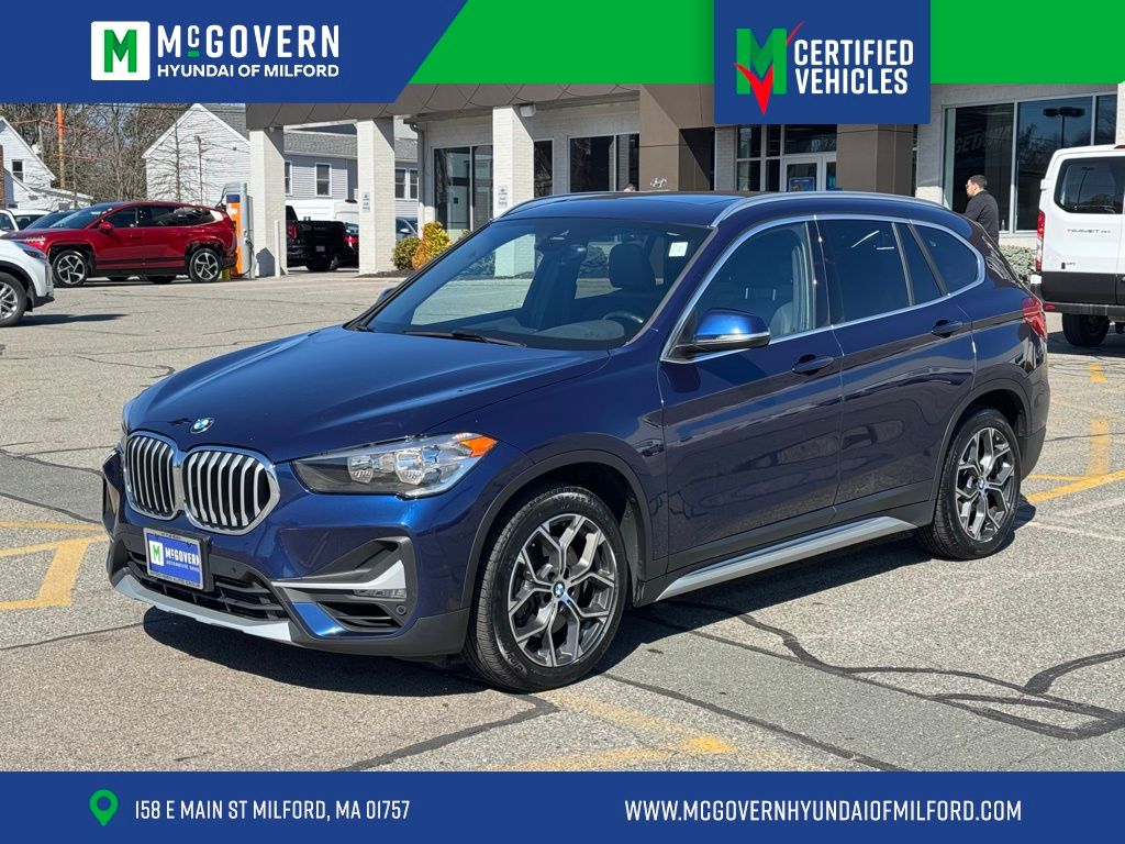 Mediterranean Blue Metallic 2020 BMW X1 xDrive28i AWD SUV / Crossover All-Wheel Drive 8-Speed Automatic