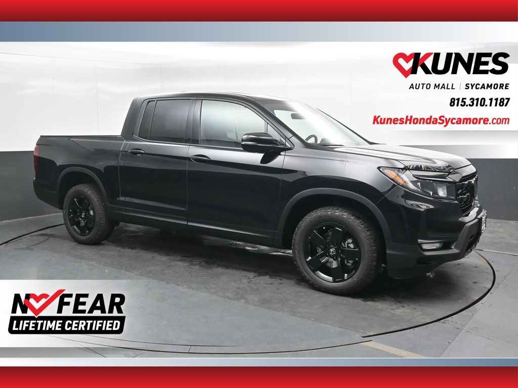 Crystal Black Pearl 2026 Honda Ridgeline Pickup Truck All-Wheel Drive 9-Speed Automatic