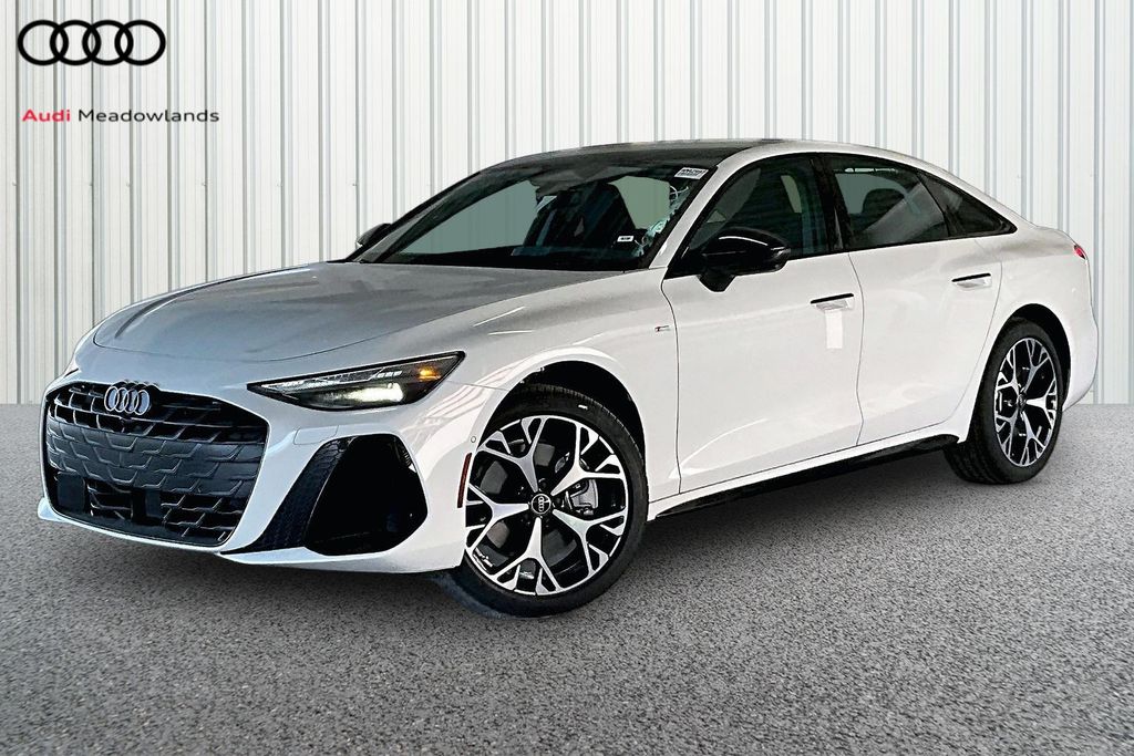 Glacier White Metallic 2026 Audi A6 Sedan All-Wheel Drive 7-Speed Automatic
