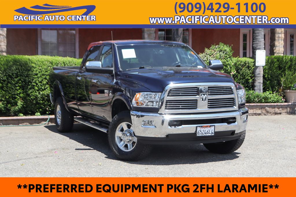 True Blue Pearlcoat 2012 RAM 3500 Pickup Truck Four-Wheel Drive 6-Speed Automatic