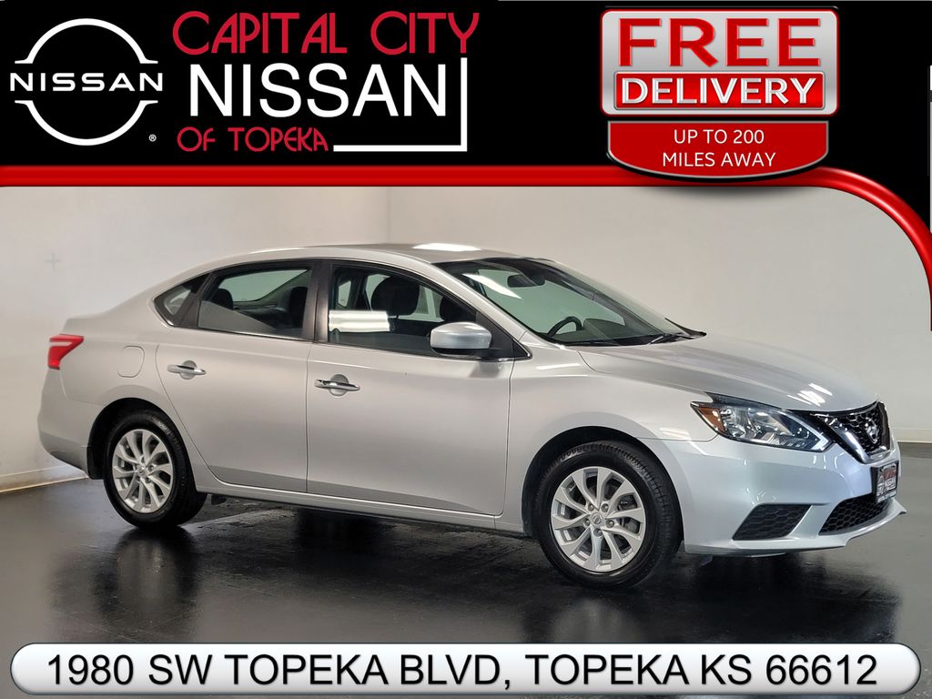 Brilliant Silver Metallic 2018 Nissan Sentra SV FWD Sedan Front-Wheel Drive Continuously Variable Transmission