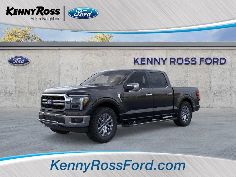 Agate Black Metallic 2026 Ford F-150 Lariat SuperCrew 4WD Pickup Truck Four-Wheel Drive Automatic