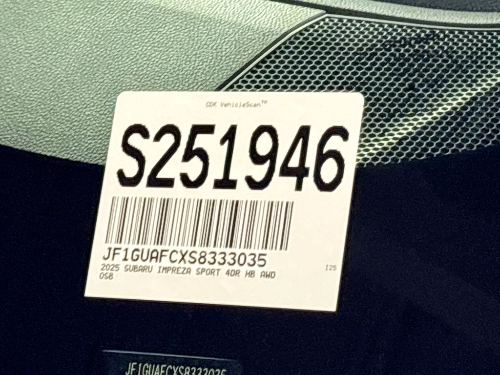 2025 Subaru Impreza Sport