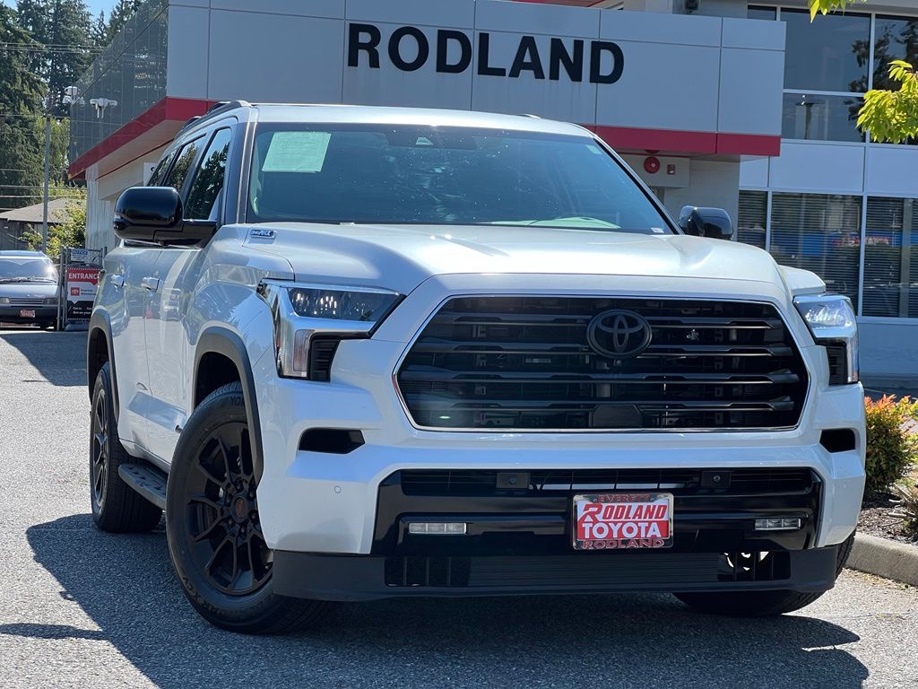 White (Wind Chill Pearl) 2024 Toyota Sequoia SUV / Crossover Four-Wheel Drive Automatic